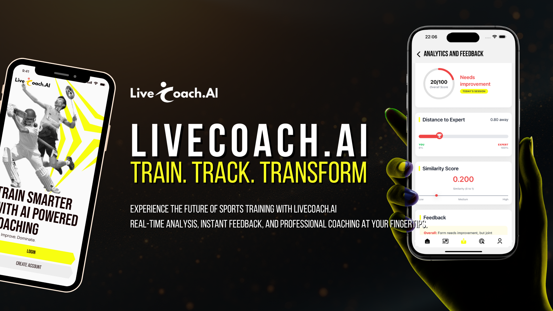 LiveCoach.AI – screenshot
